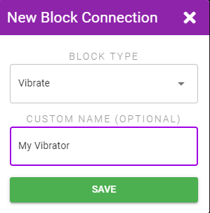 Script Block Connection