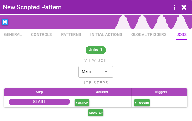 Scripted Pattern Jobs
